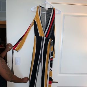 Color block jumpsuit